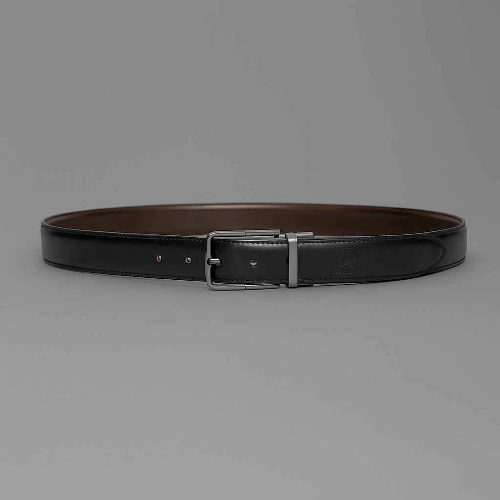 Premium Reversible 2-in-1 Belt β Black & Brown - With Free Delivery