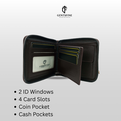 Elite Zipper Wallet – Premium, Compact & Secure