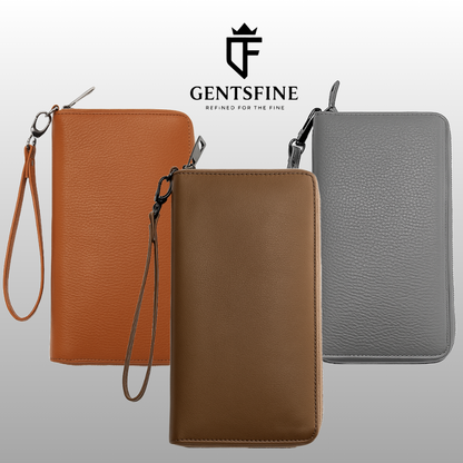 GentsFine Executive Zip Wallet (Free Delivery)