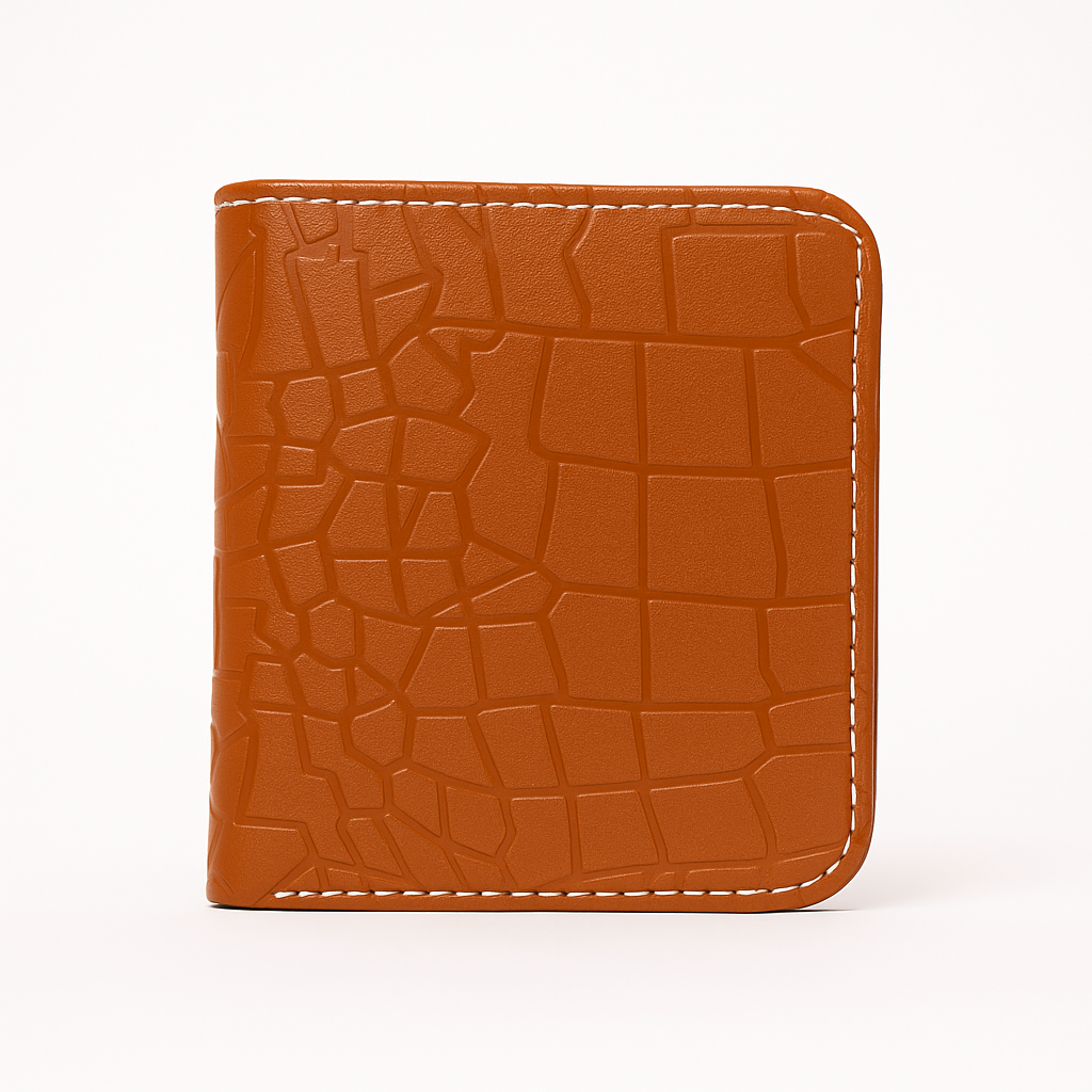 Mini Croc Card Wallet – Slim, Stylish & Durable
