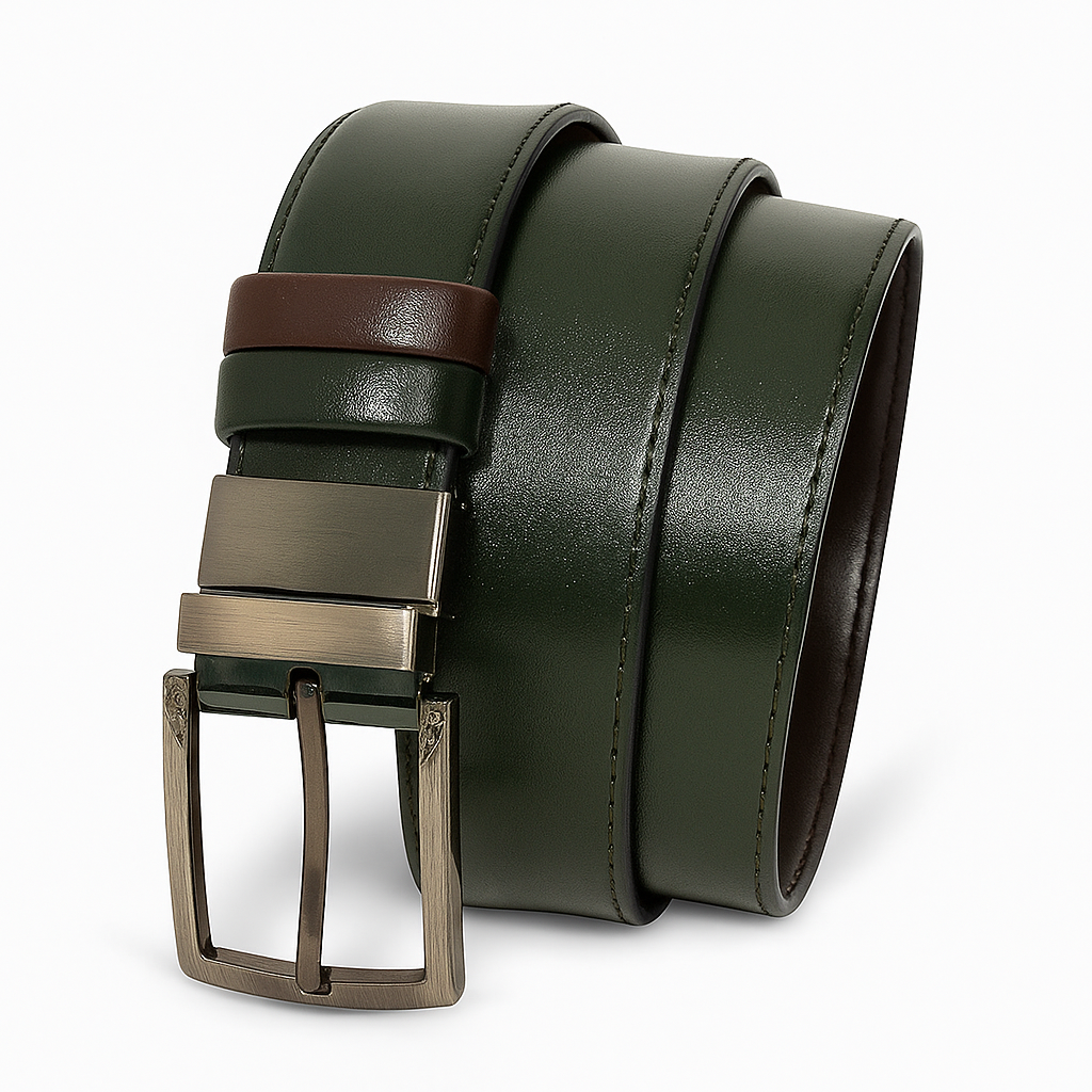 Premium Reversible 2-in-1 Belt – Black & Brown - With Free Delivery