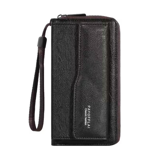 Business Style Long Zipper Wallet – Premium Hand Carry Organizer