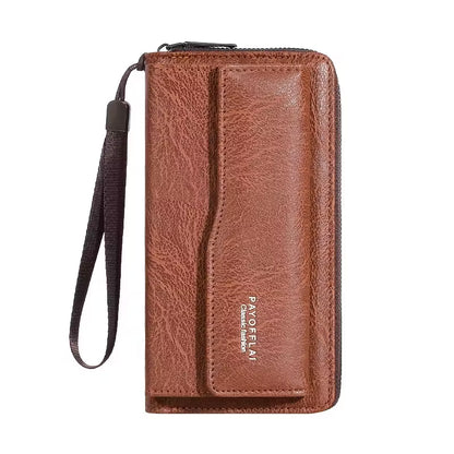 Business Style Long Zipper Wallet – Premium Hand Carry Organizer