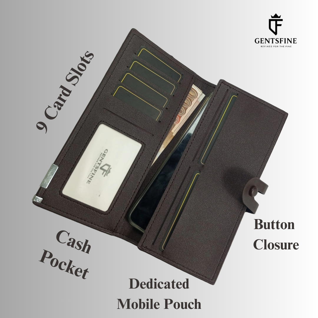 Premium Smart Clutch Wallet | Compact-Elegant-Useful
