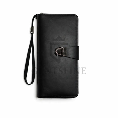 GentsFine Signature Max Wallet – Luxury Unisex Long Wallet
