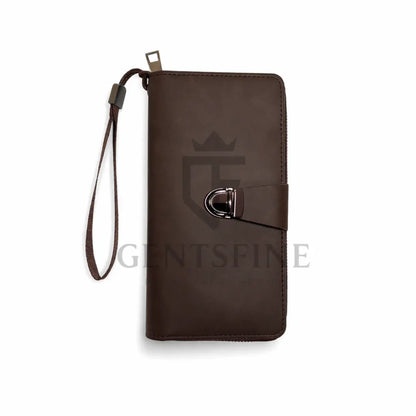 GentsFine Signature Max Wallet – Luxury Unisex Long Wallet