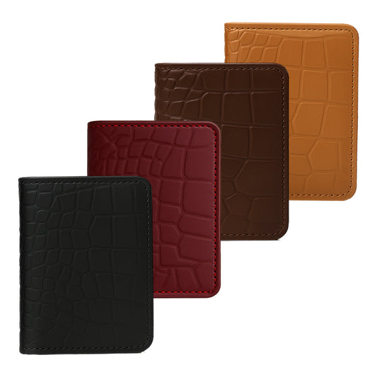 Premium Crocodile Pattern Leather Wallet – With Free Delivery