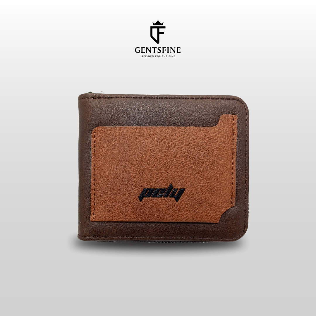 Premium Dual Tone Zip Wallet