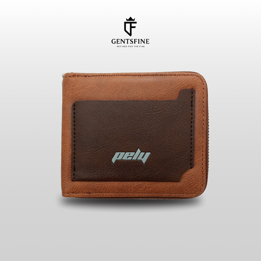 Premium Dual Tone Zip Wallet